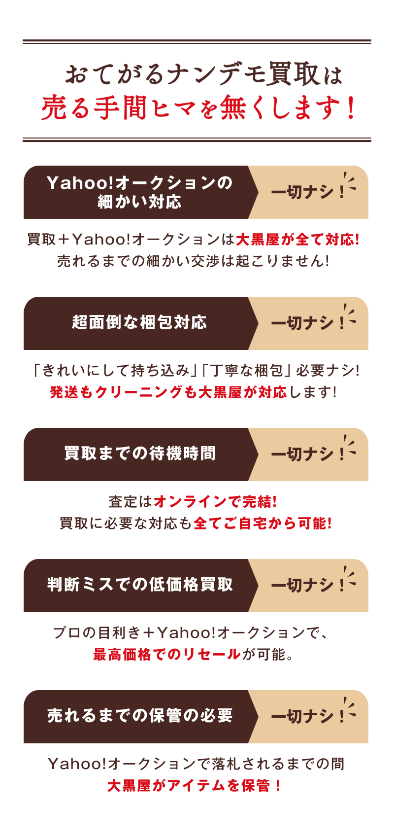 おてがるナンデモ買取は売る手間ヒマを無くします！